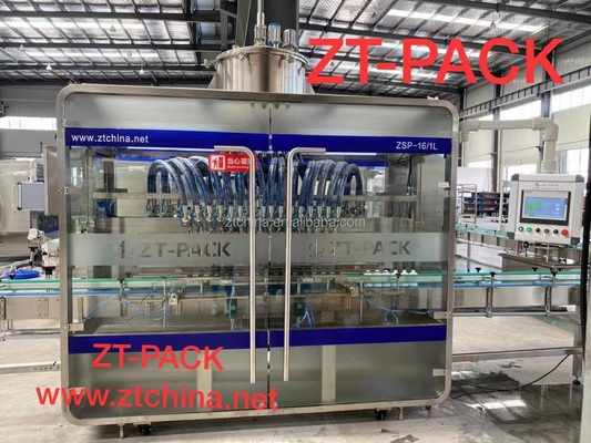 Auto Plastic Bottle Jerry Can Lubricant Oil Filling Packing Machine 1L~5L