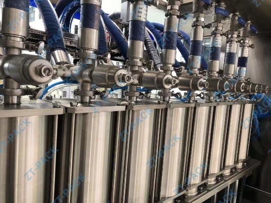 8 Head Automatic Liquid Filling Machinery Viscous Liquid Filler Power Gel Laundry Detergent Liquid Filling Line
