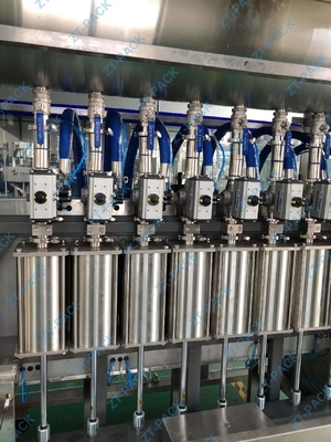50-1000ml Fully Automatic Bottle Filling Machine 6 Nozzle Soap Laundry Detergent Filling Machine