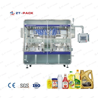 Linear Lubricant Filling Line 100ml Sus304 High Speed Bottle Filling Machine 6-16 Head